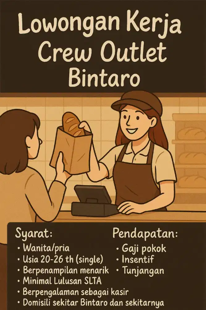 Lowongan kerja Staff Outlet