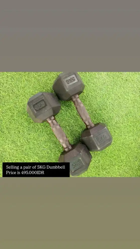 Dumbells Ukuran 5kilo