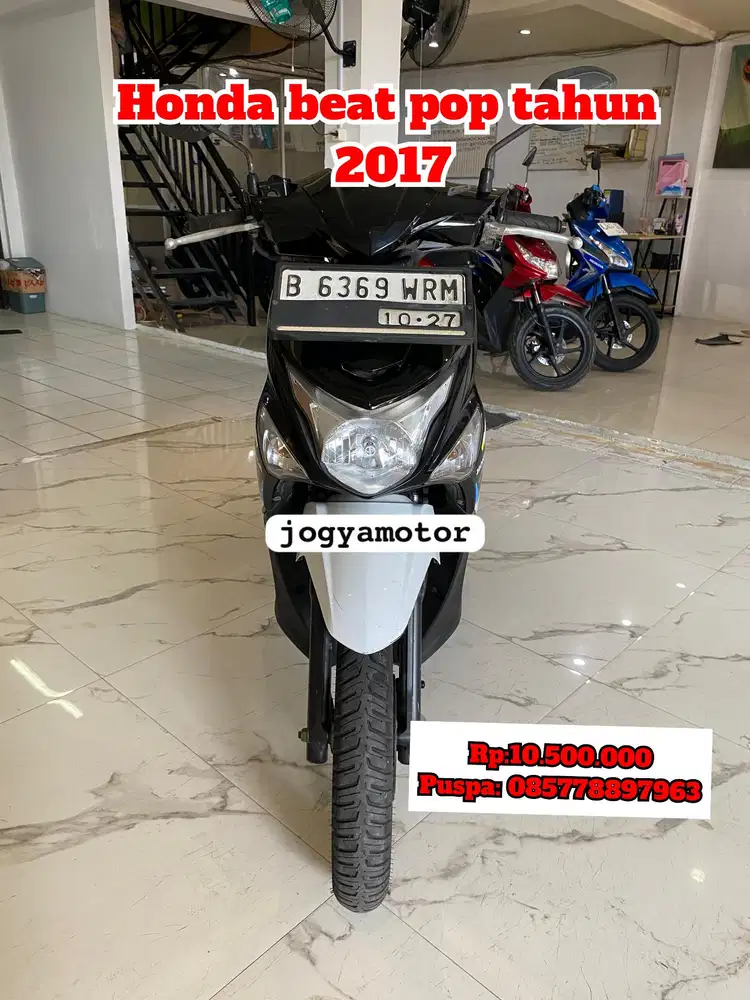 Honda beat pop tahun 2017 cash credit