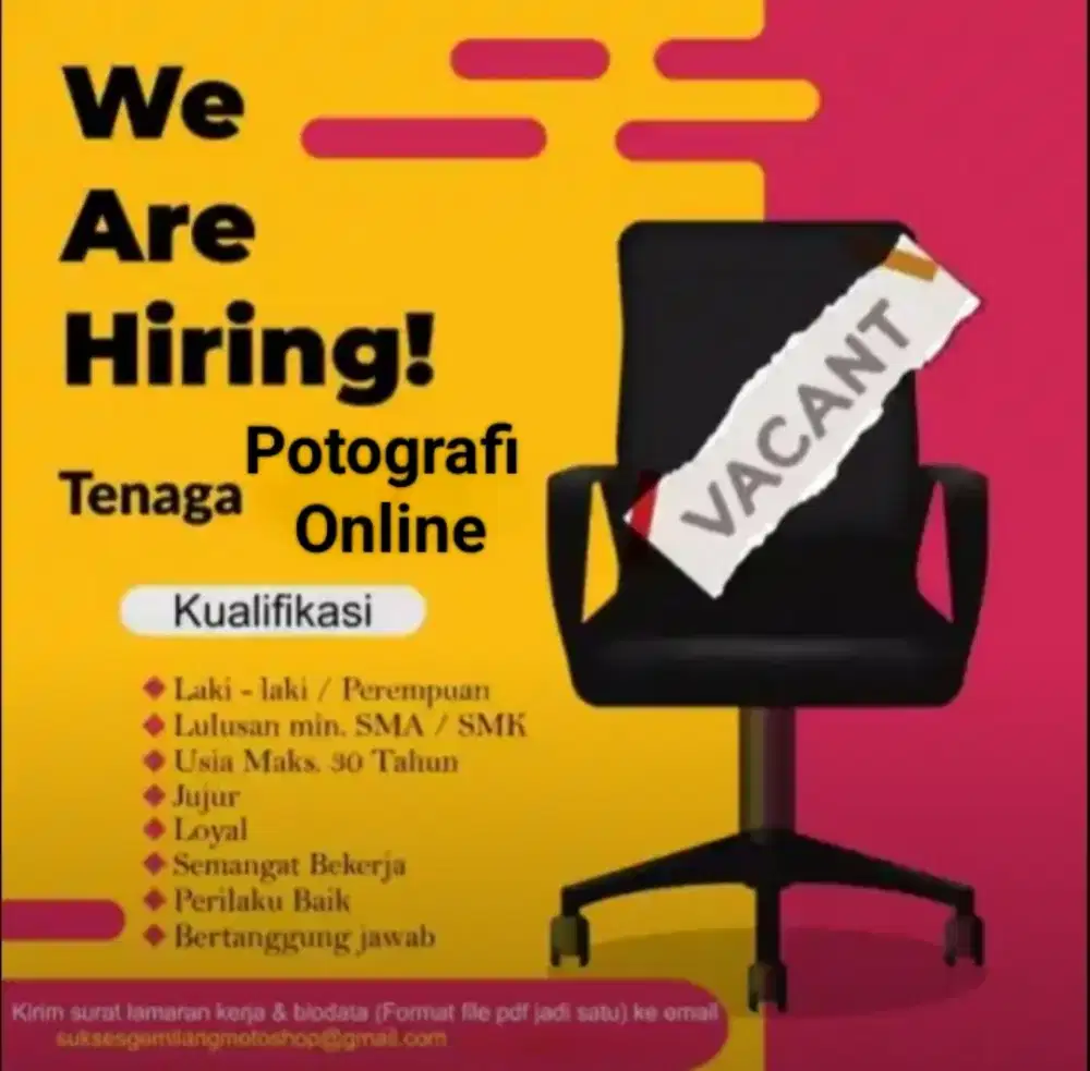 Lowongan kerja marketing online