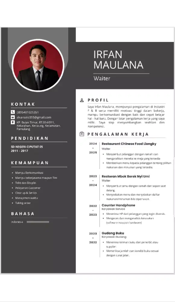 CARI KERJAAN APA SAJA.