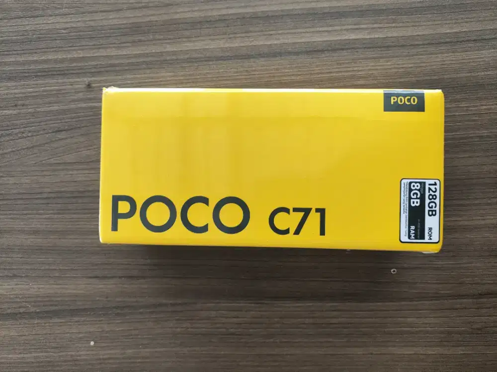 POCO C71 4/128GB BARU