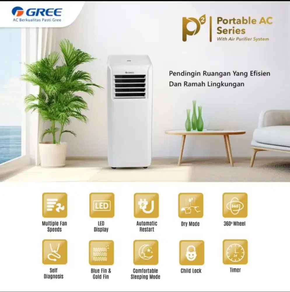 AC Portable Gree 1/2 PK