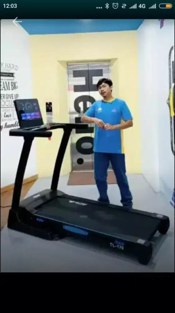 Alat fitnes treadmill elektrik tl 170