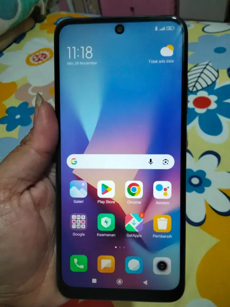 Jual hp redmi note 10S .. masih Gress bgt no minus lengkap ..