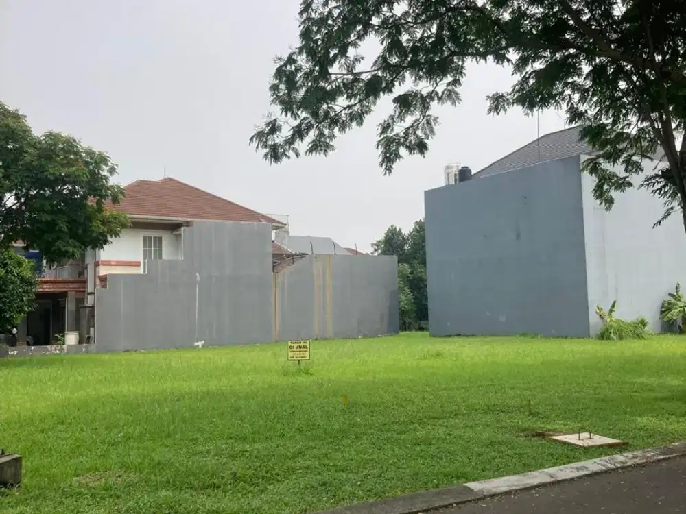 kavling sutera olivia hoek alam sutera posisi di boulevard jalan utama