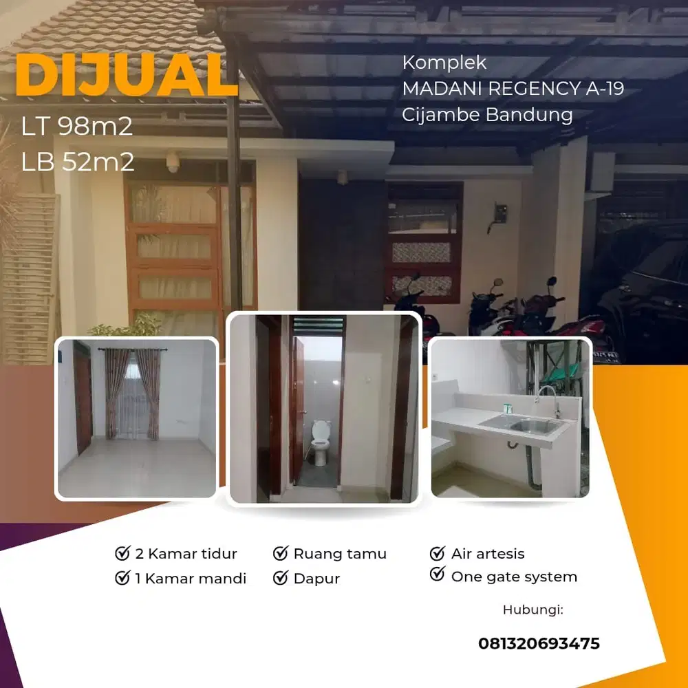 DIJUAL CEPAT RUMAH SHM TP KOTA BANDUNG