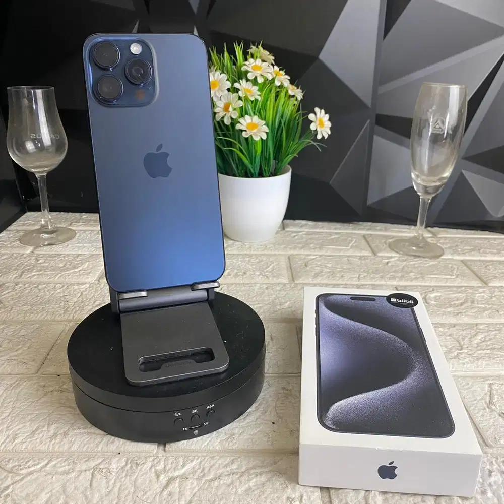 Iphone 15 pro max 512gb Ex ibox Fullset ori bisa COD dan TT