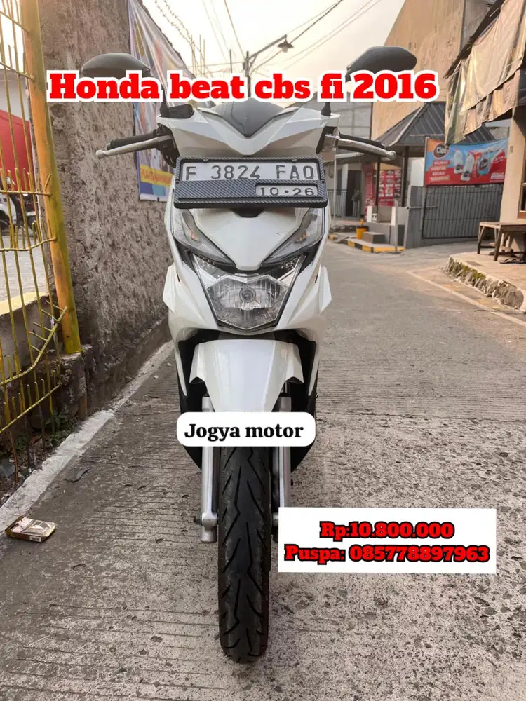 Honda beat fi tahun 2016