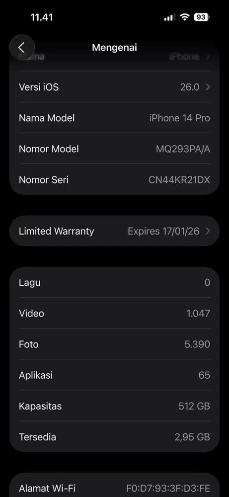 Iphone 14 Pro 512GB ibox