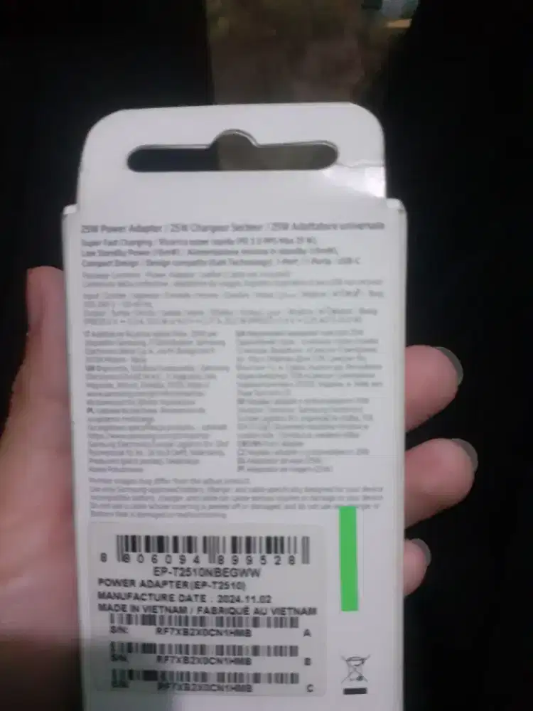 25w power adaptor low standby samsung