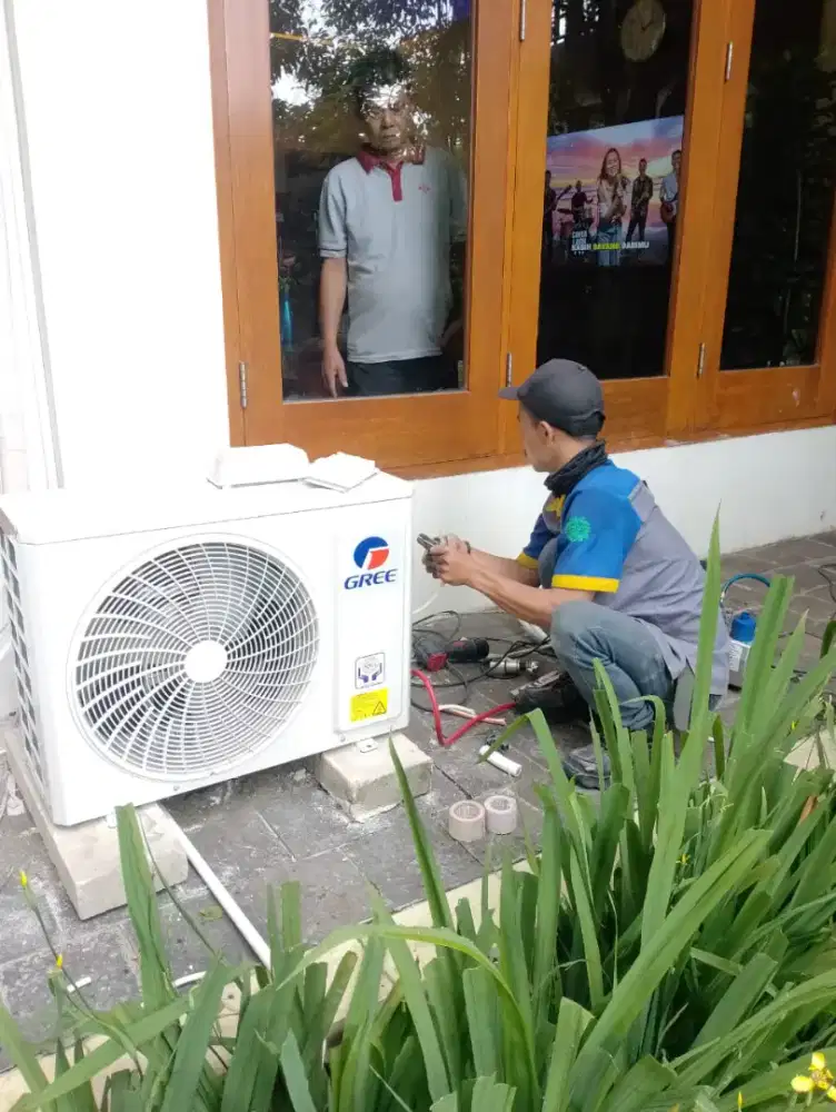 Jual AC baru,Cuci AC,pasang,bongkar ac