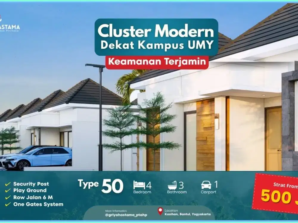 Rumah siap huni di Bangunjiwo Bantul harga 500 jutaan