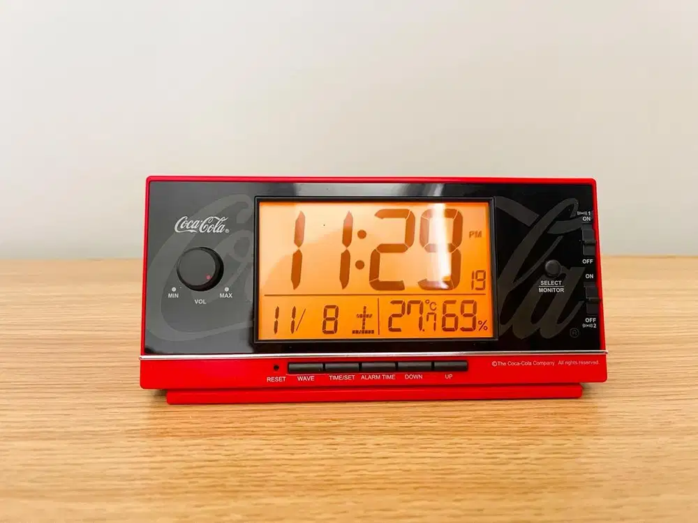 Seiko x Coca Cola Alarm Clock