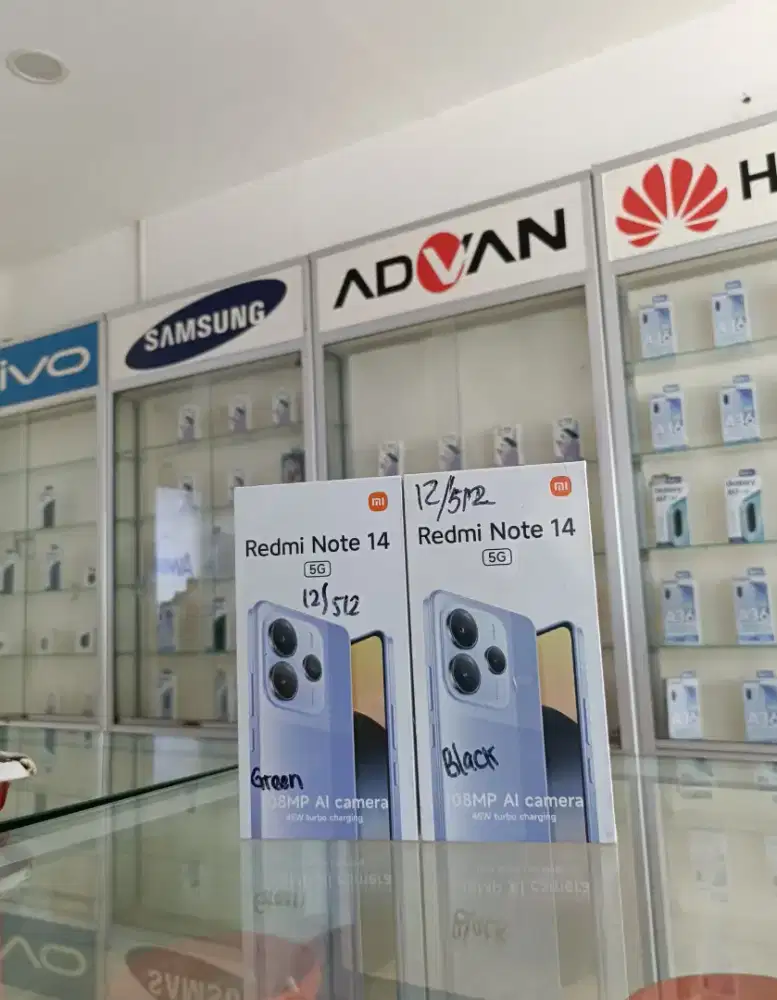 Redmi Note 14 5G (12/512) GB Baru Resmi ¹