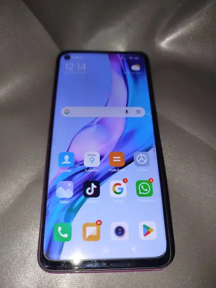 DI JUAL HP REDMI NOTE 9 RAM 4/64 NORMAL... BATANGAN... NEGO