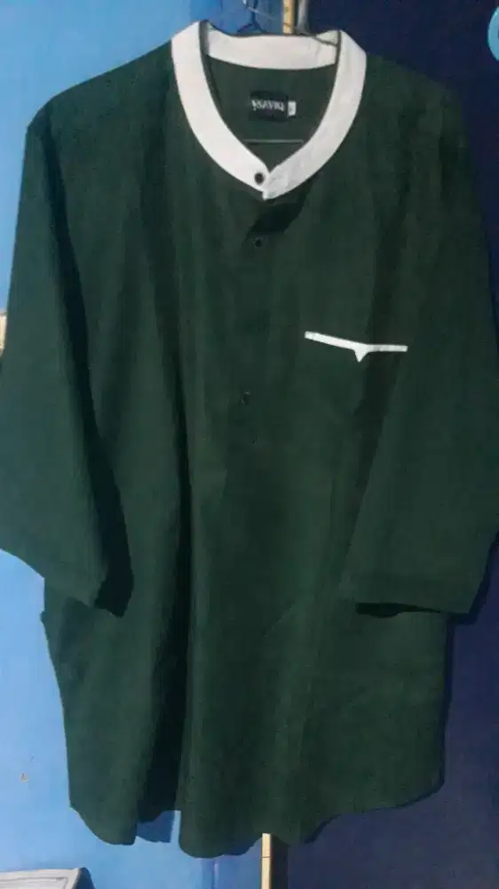 Baju Koko lengan panjang & bawahan panjang hingga sepinggang