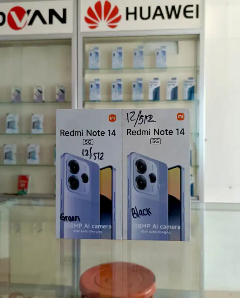 Redmi Note 14 5G (12/512) GB Baru Resmi³