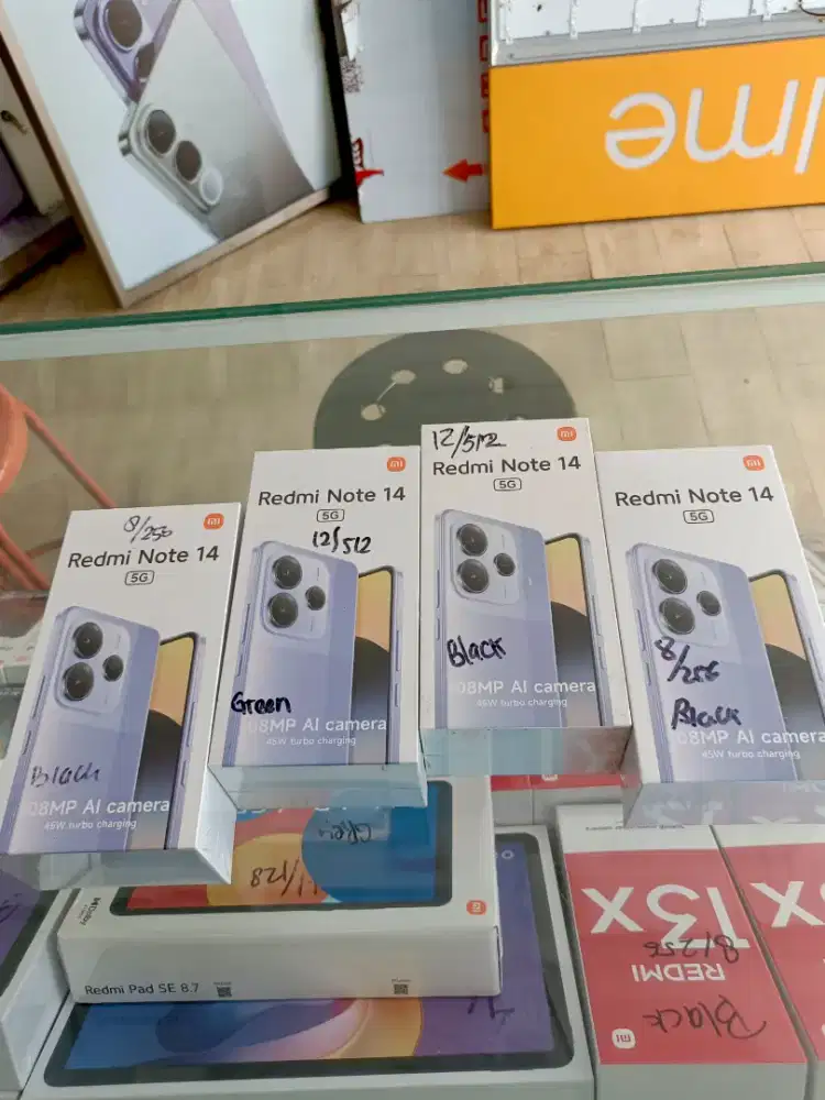 Redmi Note 14 5G (12/512) GB Baru Resmi⁶