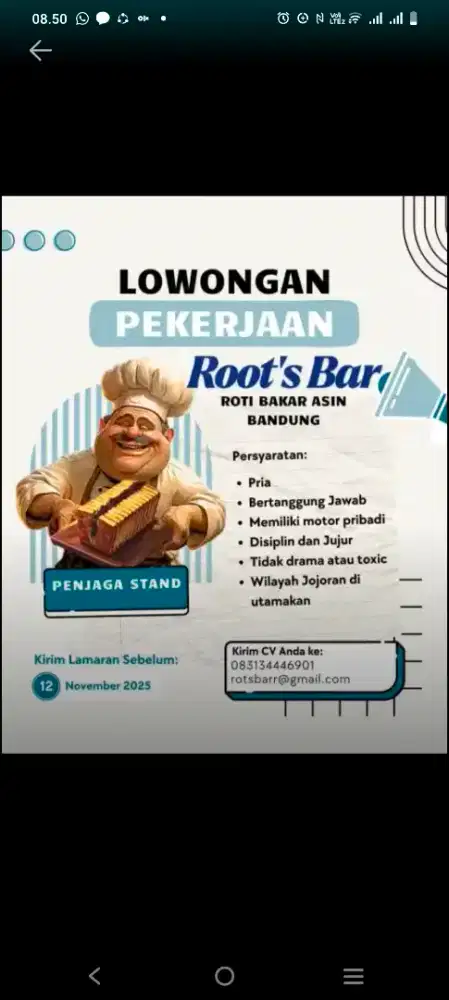 Lowongan kerja laki laki