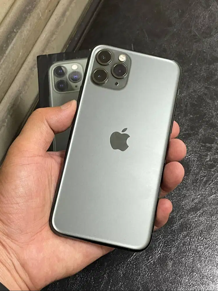 iPhone 11 Pro 256gb Midnight Green Bea Cukai Setara iBox Fullset