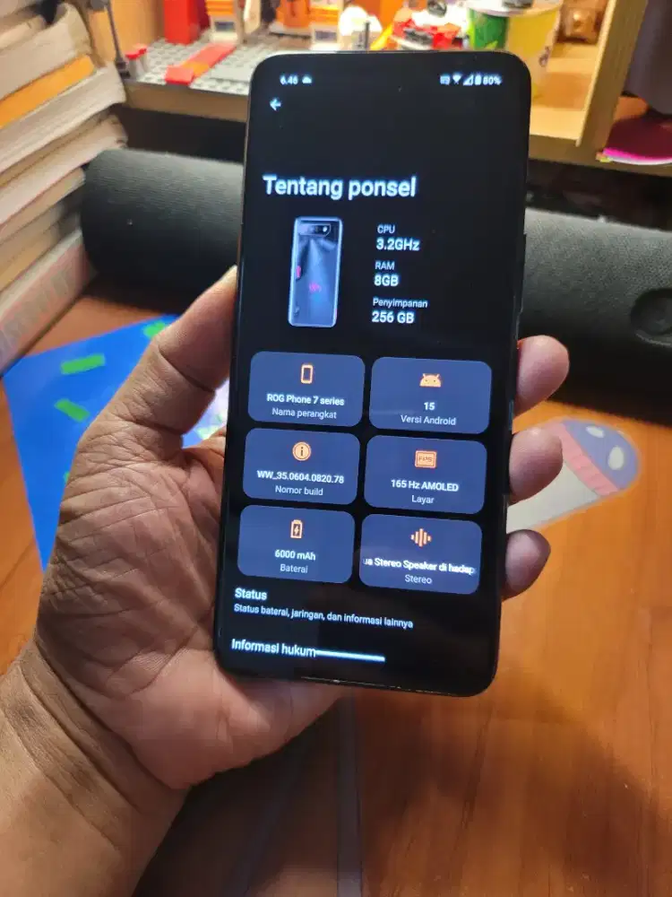 Asus ROG Phone 7 Black 8/256GB Resmi