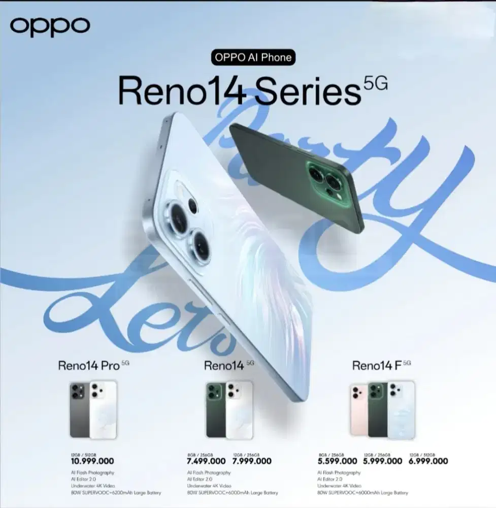 Oppo reno 14 seeies
