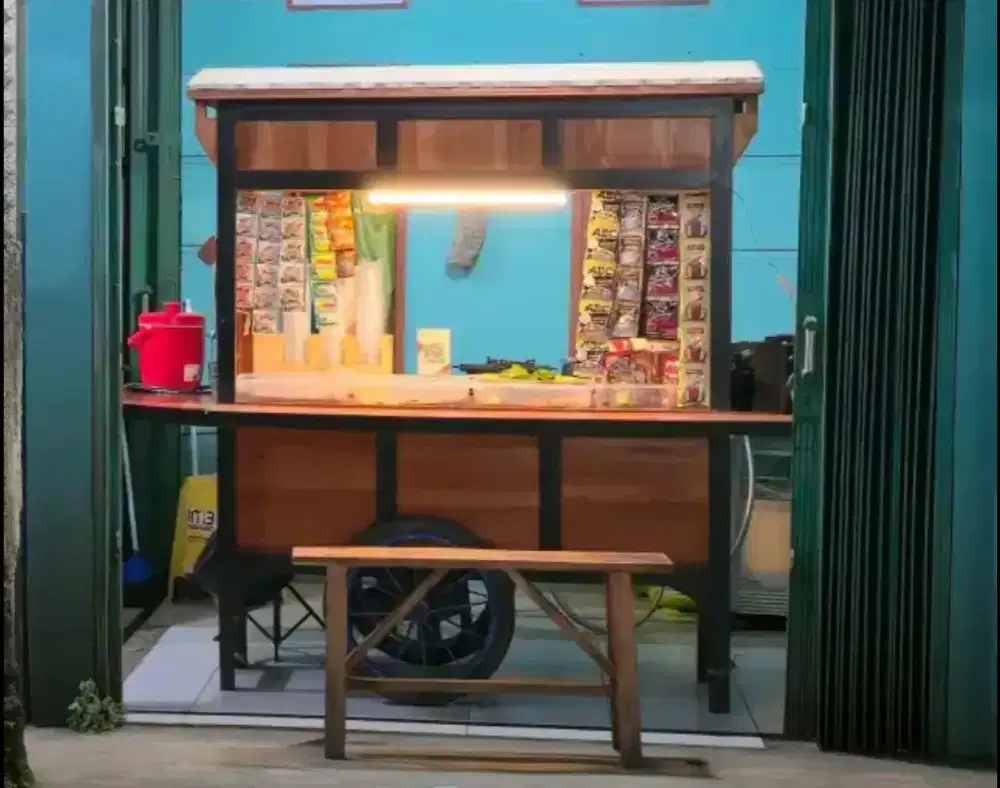 Gerobak Angkringan baru pakai 3 bulan