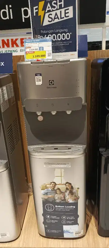 Electrolux Water Dispenser Silver, Cicilan 0% di Revo Town Bekasi