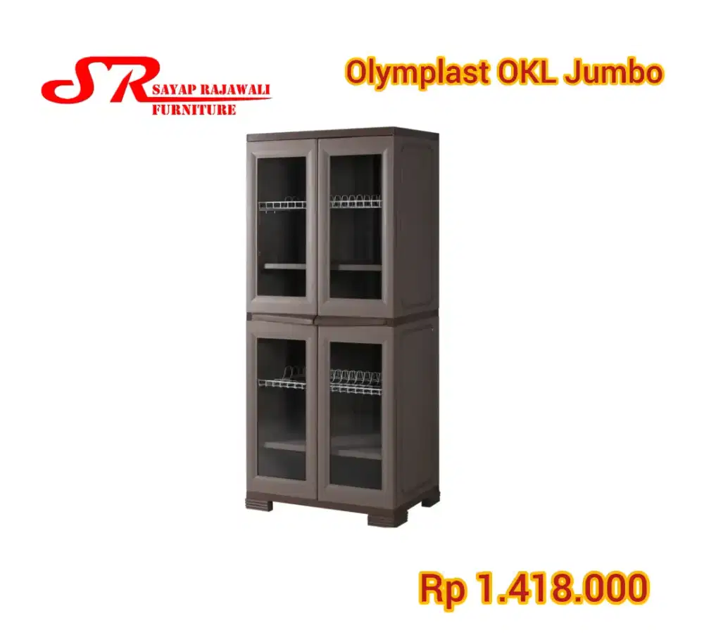 Berbagai Macam Rak Piring Plastik Tertutup Murah Jogja (Ars)