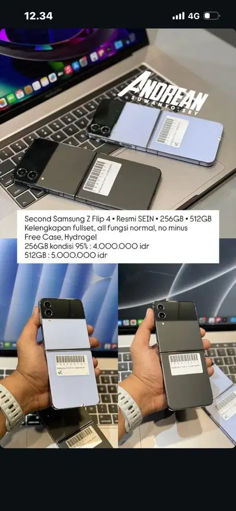 Samsung Z flip 4 8/512