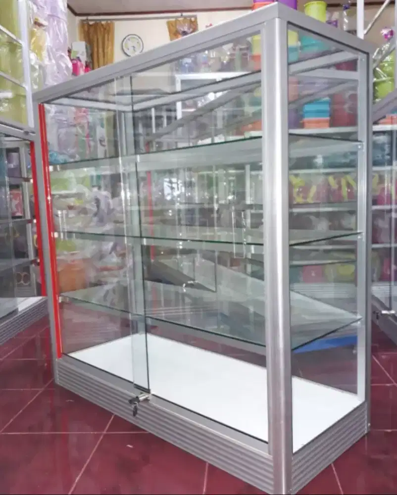 Etalase Toko Panjang 1Mx1M Barang Baru & Ready