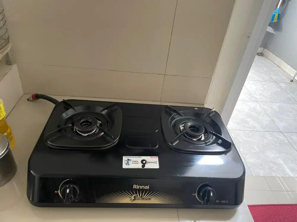 DIJUAL KOMPOR 2 TUNGKU DAN TABUNG GAS 5KG MURAH