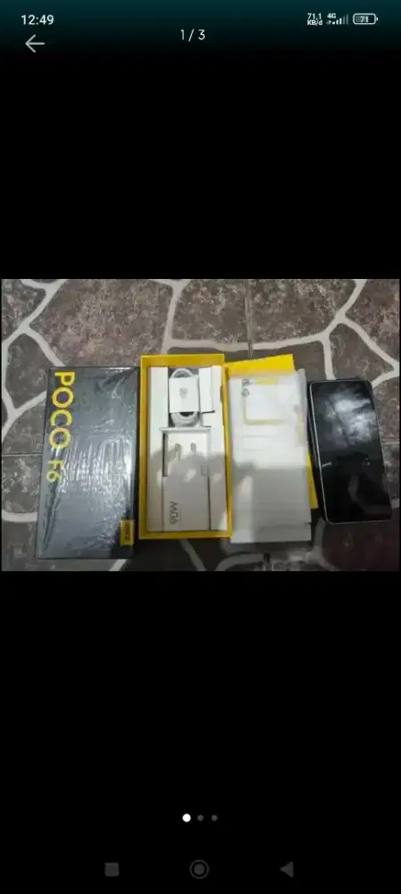 Pocophone F6 12/512 Kondisi normal