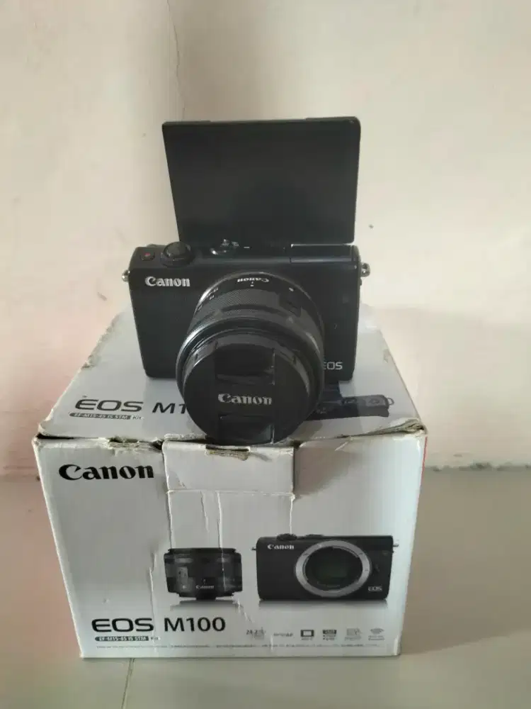 Canon Mirrolles M100 Fullshet Box Lengkap