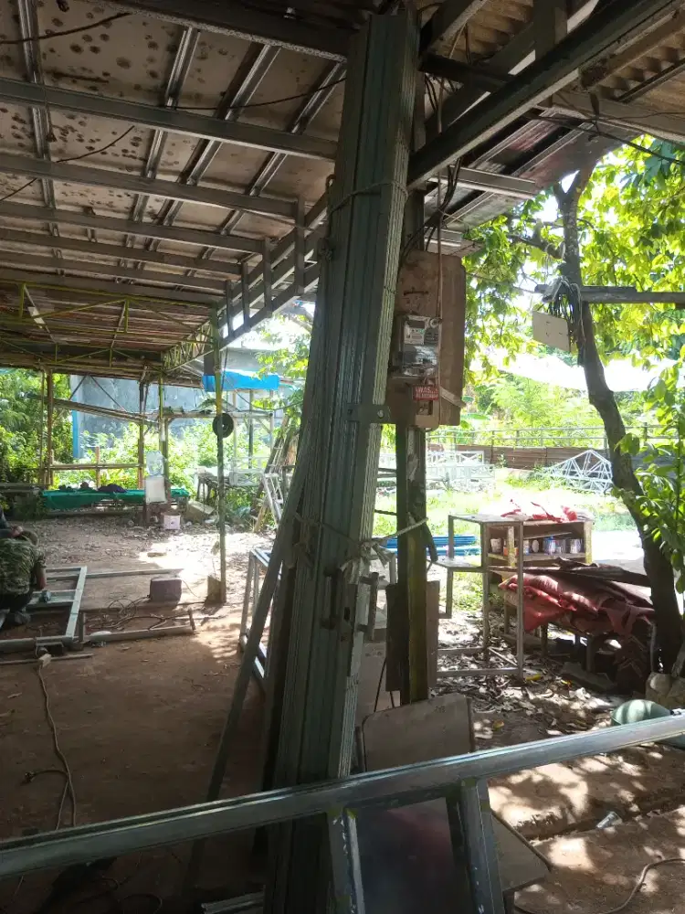 Folding gate copotan 2,80 x 280 servis jadi baru