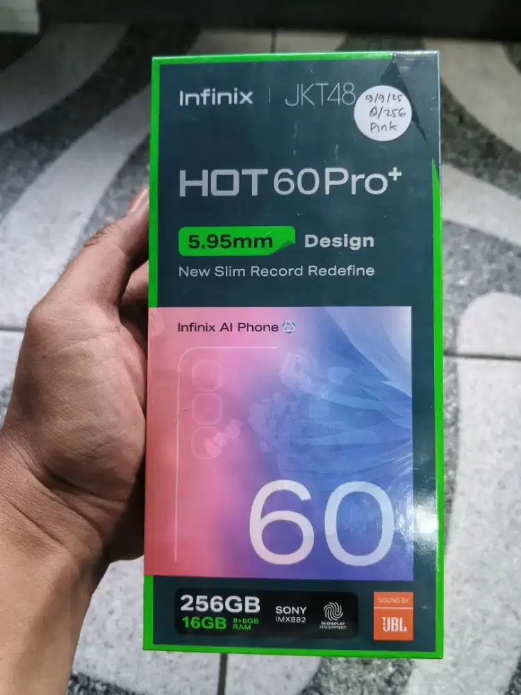 Infinix Hot 60 Pro Plus 8/256 Segel Box