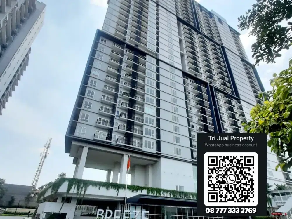 Jual apartemen 2 BR Breeze Bintaro murah hadap Plaza Bintaro /13406