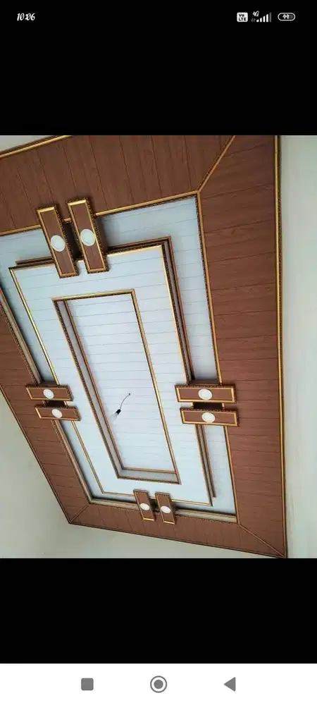 Pemasangan plafon pvc dan gipsum