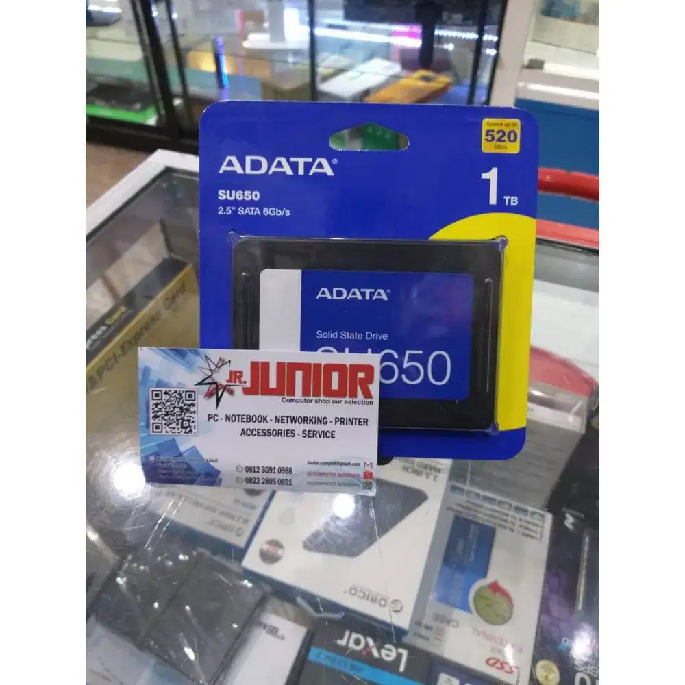 ADATA SSD 2.5 SATA III SU650 UP TO 520 MB/S 1 TB