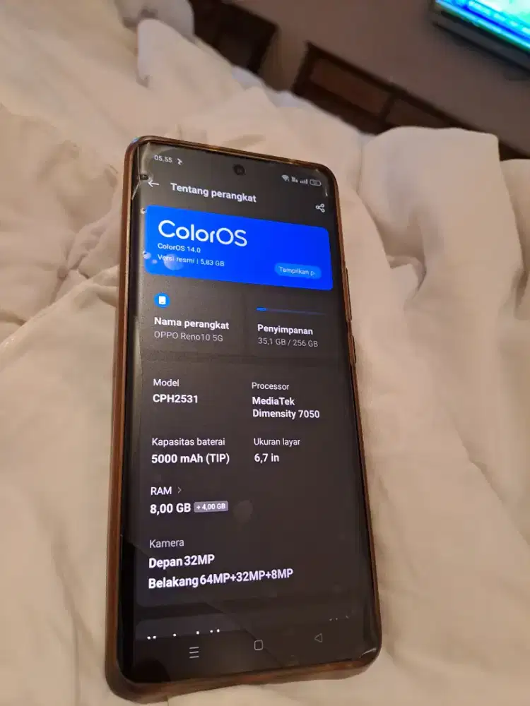 Dijual HP Oppo Reno10 5G  8/256