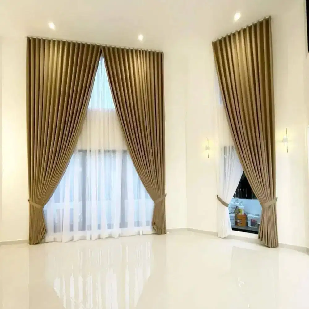 Melayani Tirai Gorden Jendela Gordyn Mewah Hordeng Terbaru Murah