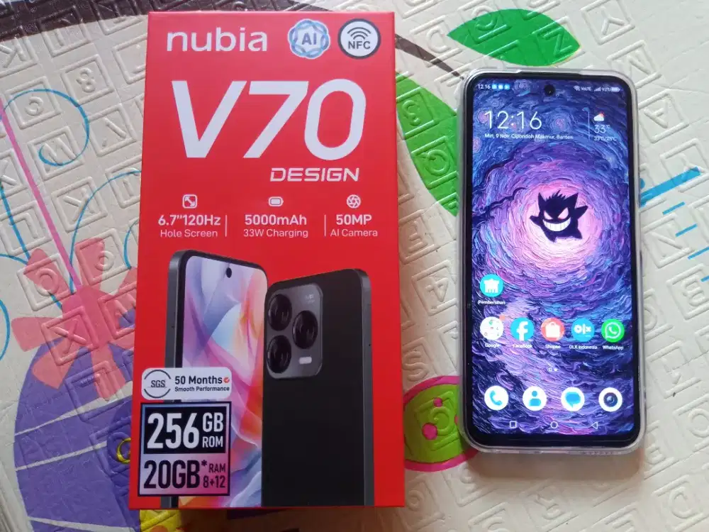 ZTE Nubia V70 Design NFC Ram 8+12/256GB