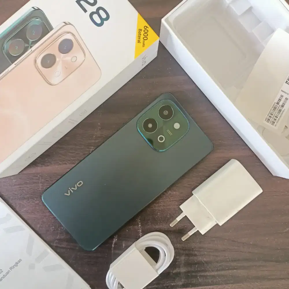 Vivo Y28 8/128, Lengkap Fullsett Bisa Cek² Sepuasnya