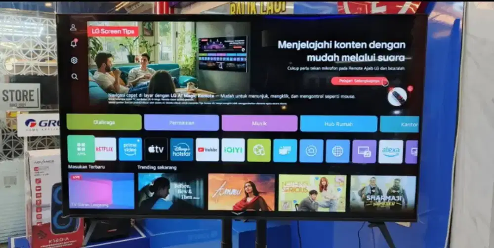 LG 65 Inch UT8050 Smart TV UHD4K Thinq AI