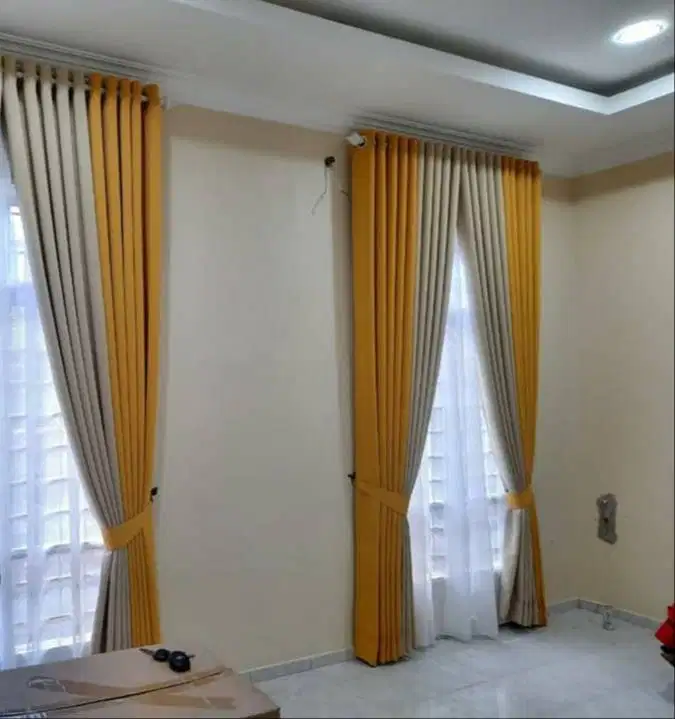 Termewah Gorden Pasang Wallpaper Korden Gordeng Horden Roller Blind