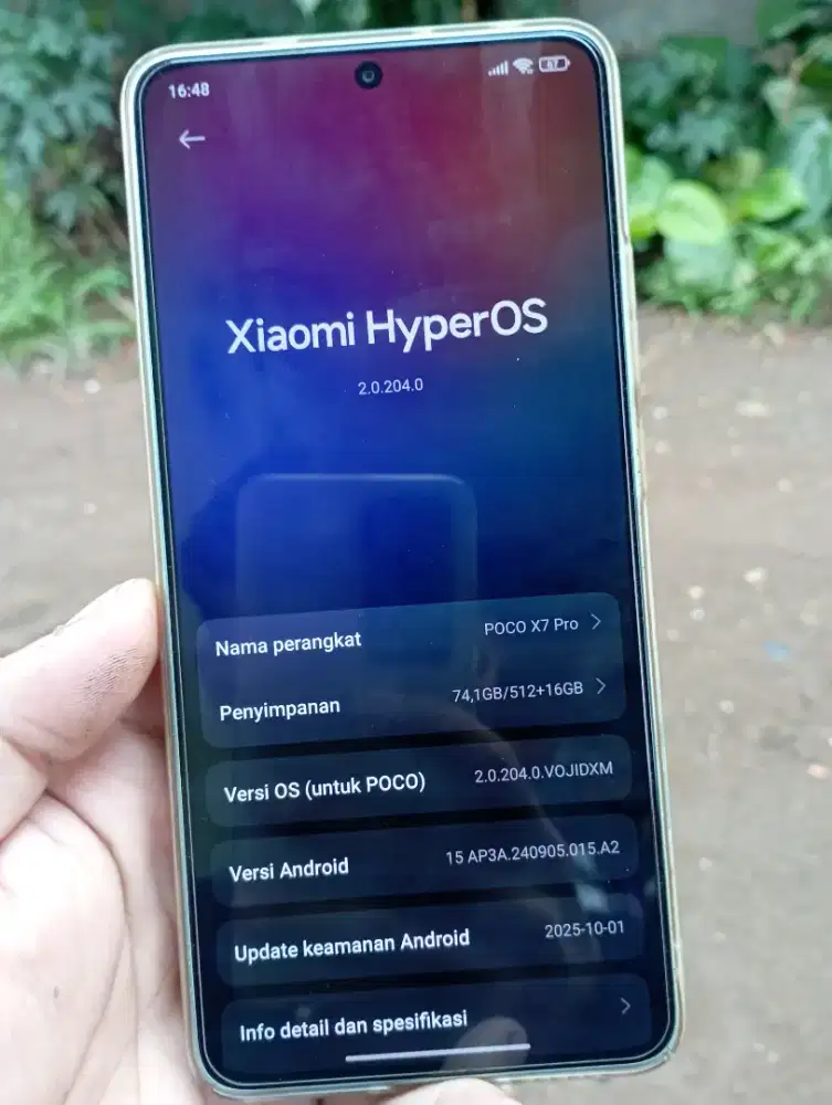 poco x7 pro 12/512 green