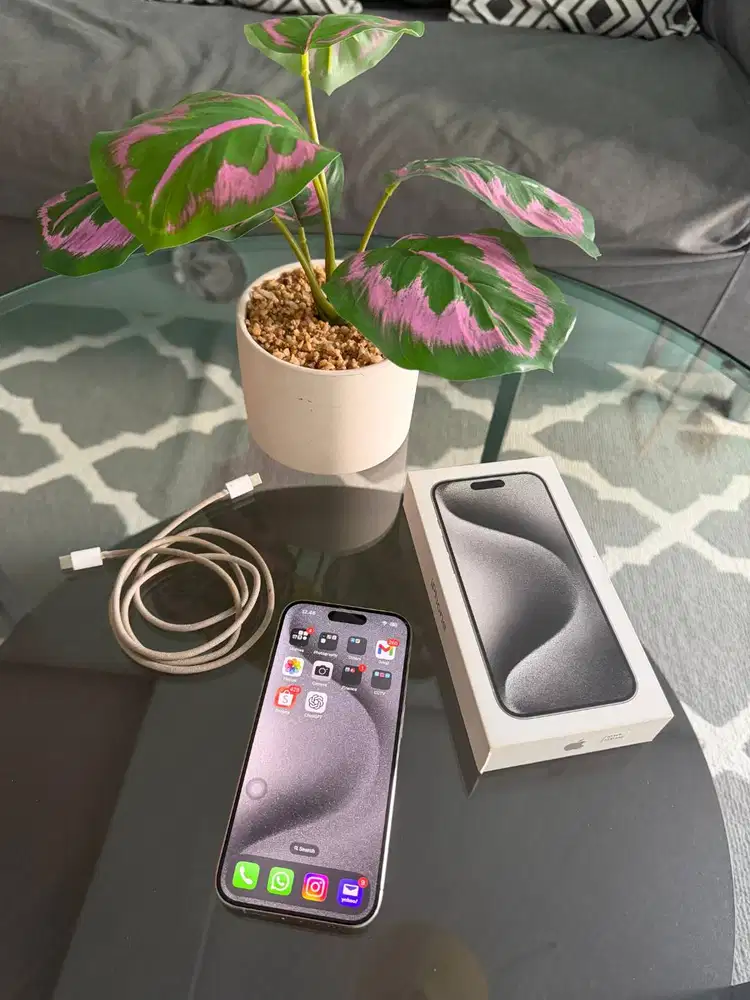 Iphone 15 PRO 128GB Bekas (Pembelian di Erafone)