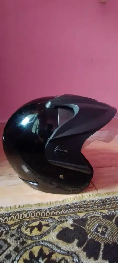 helm honda hitam