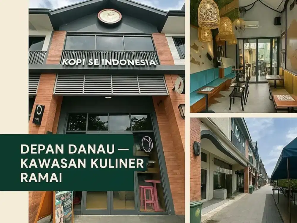 Dijual Cepat Ruko Citra 8 Jakarta Barat Hadap Danau Lokasi Strategis